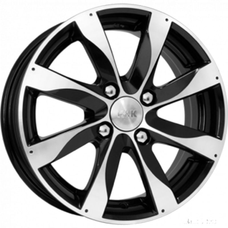 K&K 6x15/4x100 ET40 D60,1 Джемини-оригинал (КС617) Алмаз черный