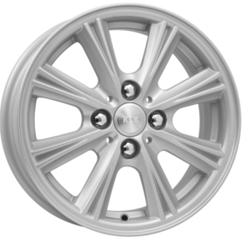 K&K 5,5x14/4x98 ET35 D58,5 Аттика (КС561) Сильвер