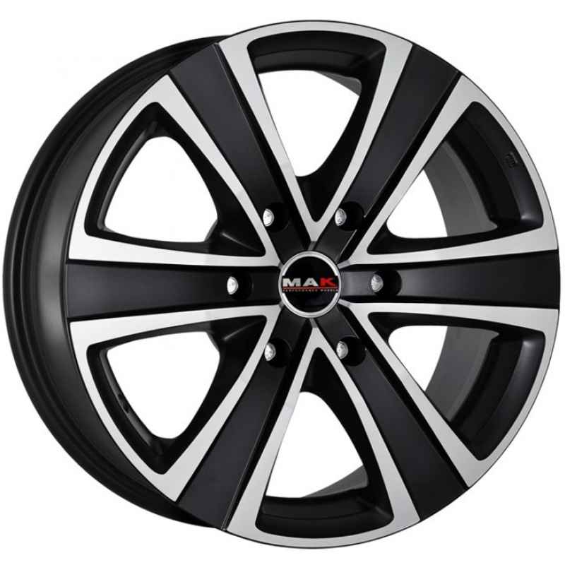 MAK 8x18/6x114,3 ET45 D66,1 Stone 6 Black mirror