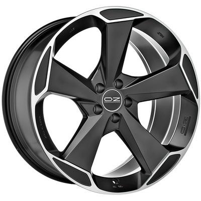 OZ 9,5x20/5x112 ET52 D79 Aspen HLT Matt Black + Diamond Cut