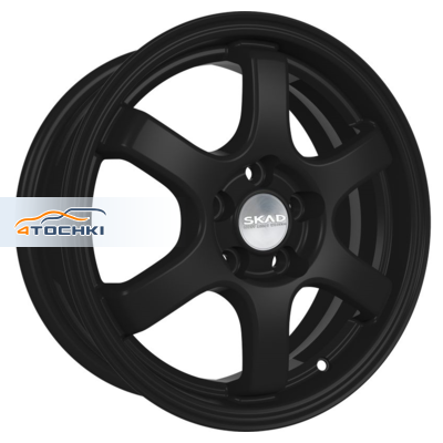 СКАД 6x15/4x98 ET38 D58,6 Киото (КЛ249) Черный матовый