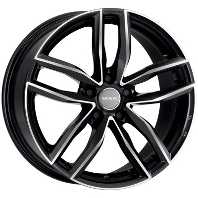 MAK 8x18/5x112 ET40 D57,1 Sarthe Black mirror