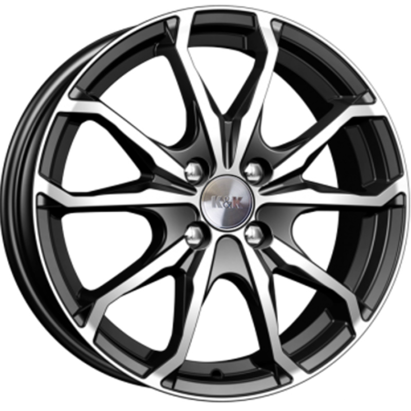 K&K 6x16/4x114,3 ET40 D67,1 Brent (КС733) Алмаз черный