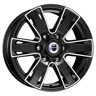 K&K 7x17/6x114,3 ET39 D67,1 Севенна-оригинал (КС726) Алмаз черный
