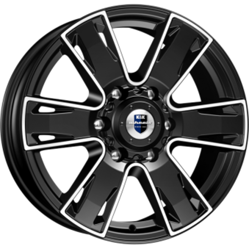 K&K 7x17/6x127 ET40 D77,9 Севенна (КС726) Алмаз черный