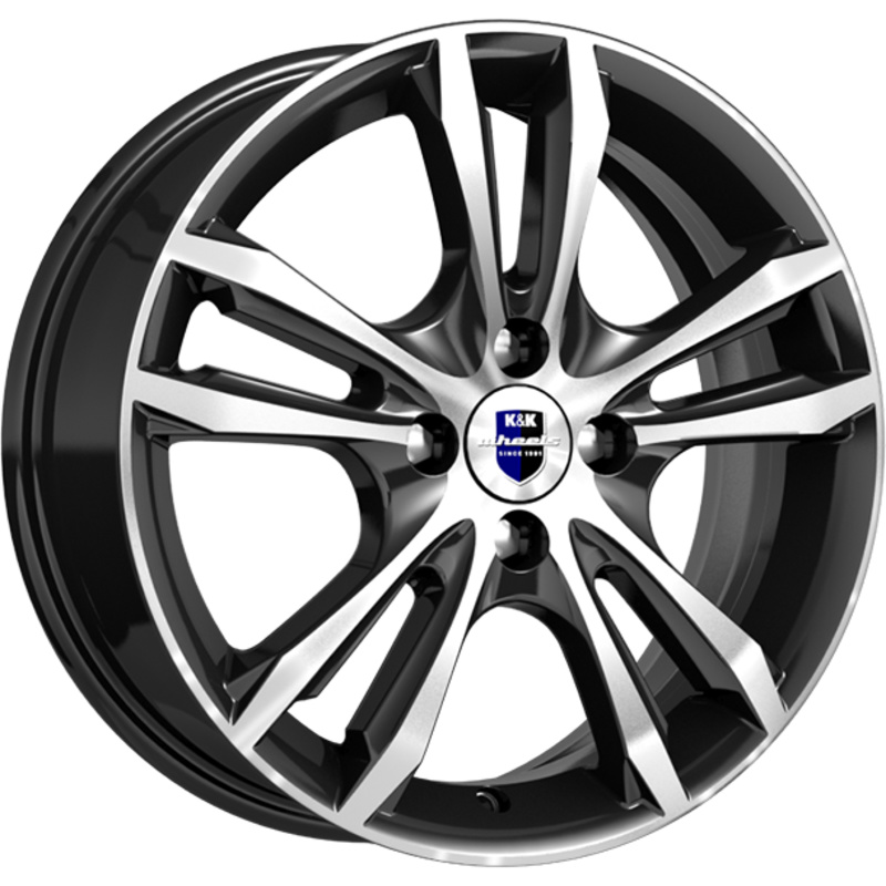 K&K 6x16/5x100 ET40 D67,1 Samara (КС866) Алмаз черный SK