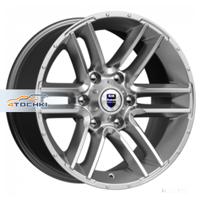 K&K 8x17/6x139,7 ET0 D106,1 Алгама (КС762) Дарк платинум