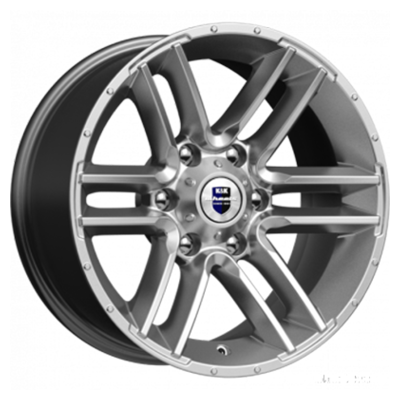 K&K 8x17/6x139,7 ET-10 D106,1 Алгама (КС762) Дарк платинум