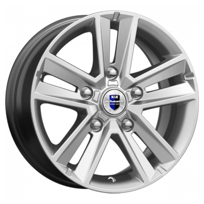 K&K 6,5x16/5x139,7 ET40 D98 Арена (КС864) Сильвер SK