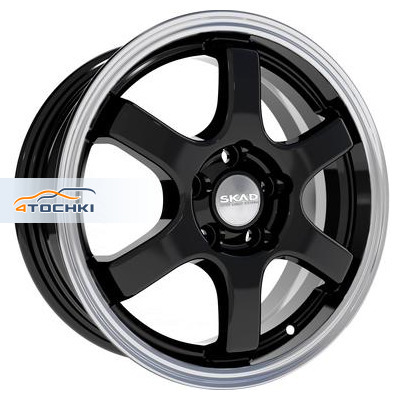 СКАД 6x15/5x100 ET38 D57,1 Киото (КЛ249) Антрацит-алмаз