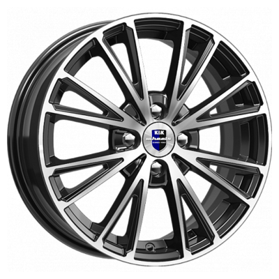 K&K 6x16/4x100 ET40 D67,1 Меандр (КС879) Алмаз черный SK