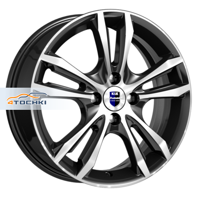 K&K 6x16/5x114,3 ET43 D67,1 Samara-оригинал (КС866) Алмаз черный SK