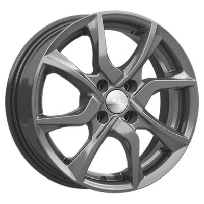 СКАД 6x15/4x100 ET46 D54,1 Тулон (КЛ233) Графит