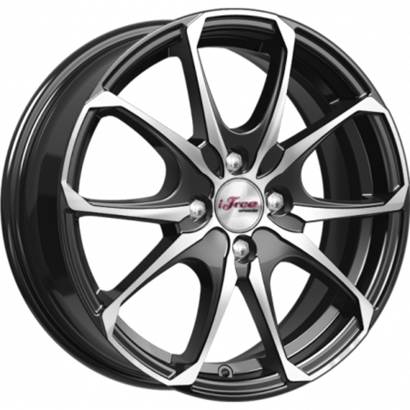 iFree 6x16/4x100 ET45 D54,1 Такеши (КС877) Блэк Джек