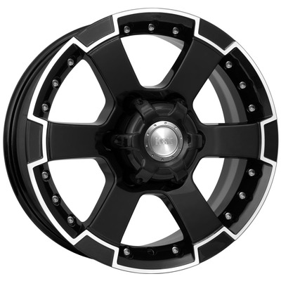 K&K 7x16/6x139,7 ET20 D110,1 M56 (КС593) Алмаз черный