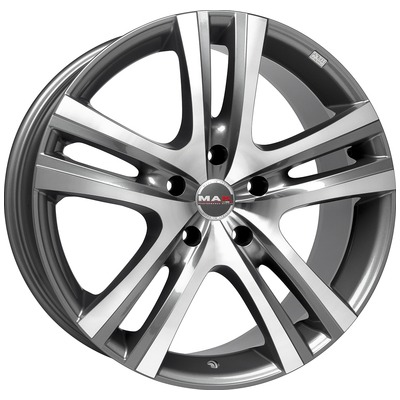 MAK 9,5x20/5x150 ET53 D110,2 Aria Gunmetal Mirror Face