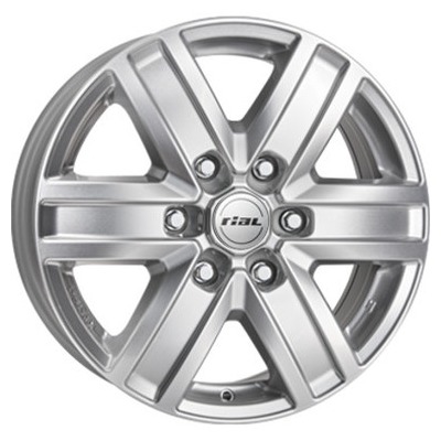 Rial 7x17/6x139,7 ET22 D100,1 Transporter 6 Polar Silver