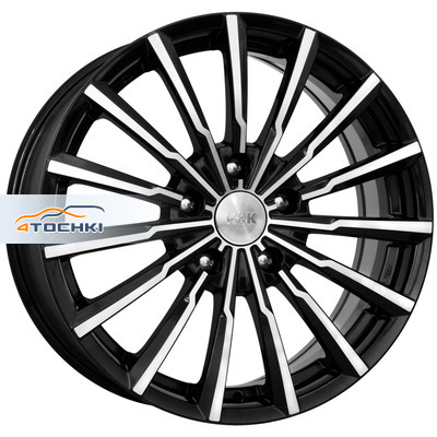 K&K 7x17/5x112 ET38 D66,6 Акцент (КС562) Алмаз черный
