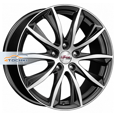 iFree 7,5x18/5x105 ET38 D56,6 Каzантип (КС684) Блэк Джек