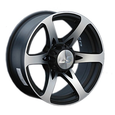 LS 7,5x17/6x139,7 ET0 D107,1 165 BKF (Колпак+лого)