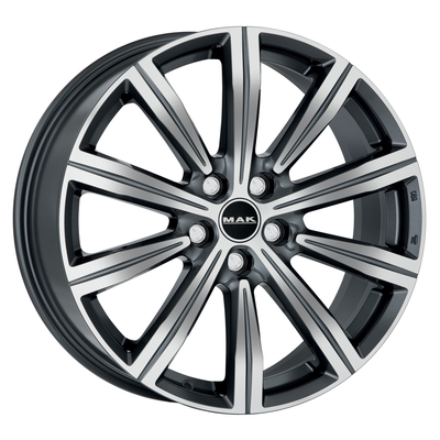 MAK 8,5x20/5x120 ET45 D65,1 Birmingham Gunmetal Mirror Face