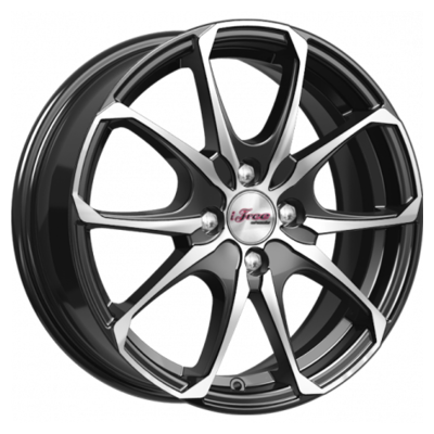 iFree 6x16/5x114,3 ET45 D67,1 Такеши (КС877) Блэк Джек
