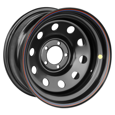 Off-Road Wheels 8x18/5x127 ET30 D75 Jeep Черный (треугольник мелкий)