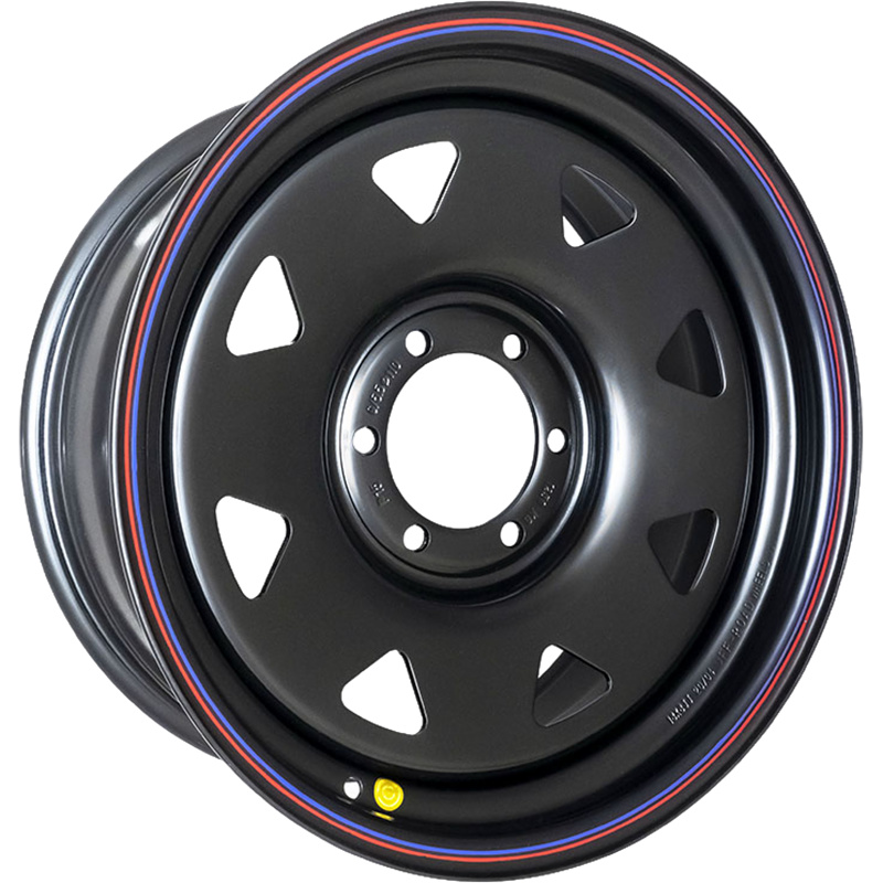 Off-Road Wheels 8x17/6x139,7 ET0 D110 Тойота Ниссан (треуг. мелкий) Черный