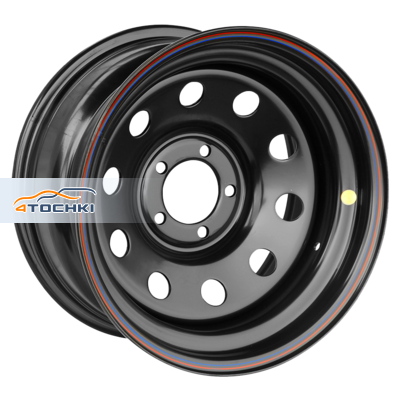 Off-Road Wheels 8x17/5x127 ET30 D75 Jeep Черный (треугольник мелкий)