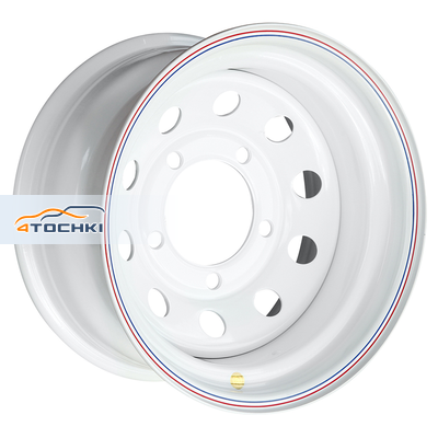 Off-Road Wheels 8x16/5x165,1 ET-24 D125 Ленд Ровер Белый