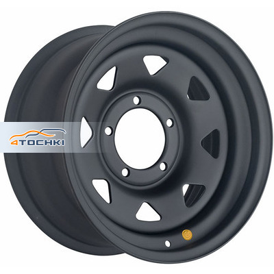 Off-Road Wheels 8x16/5x139,7 ET0 D110 УАЗ (треуг. мелкий) Черный матовый