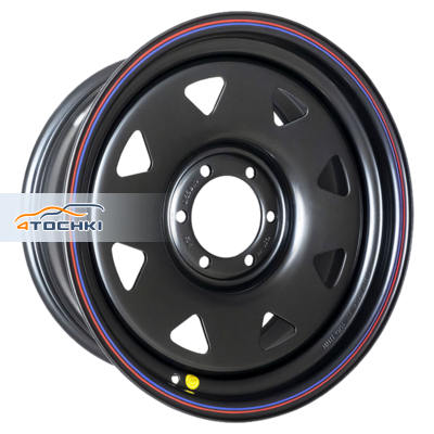 Off-Road Wheels 10x16/6x139,7 ET-10 D110 Тойота Ниссан (треуг. мелкий) Черный
