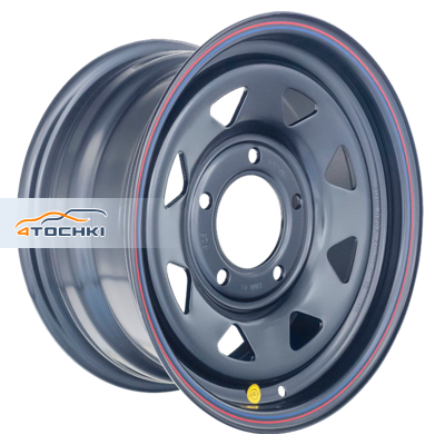 Off-Road Wheels 7x15/5x139,7 ET25 D98,5 ВАЗ Нива Черный (треуг. мелкий, с увелич.полкой под суппорт)