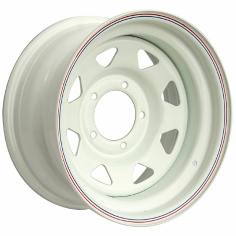 Off-Road Wheels 7x15/5x139,7 ET0 D110 УАЗ (треуг. мелкий) Белый