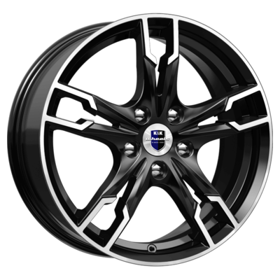 K&K 7x17/5x114,3 ET48,5 D67,1 Солар-оригинал (КС875) Алмаз черный SK