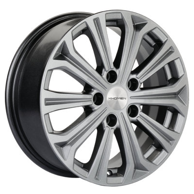 Khomen Wheels 6,5x16/5x114,3 ET45 D60,1 KHW1610 (Toyota/Suzuki) Gray