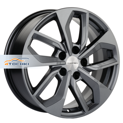 Khomen Wheels 7x17/5x114,3 ET45 D66,1 KHW1703 (Teana/X-trail) Gray