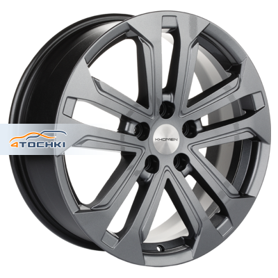 Khomen Wheels 7x18/5x114,3 ET45 D66,1 KHW1803 (Teana/X-trail/Juke) Gray