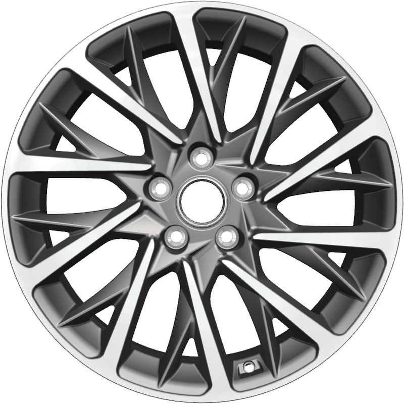 Khomen Wheels 7,5x18/5x108 ET50 D63,3 KHW1804 (XC40/XC60) Gray-FP