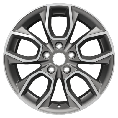 Khomen Wheels 7x17/5x112 ET45 D57,1 KHW1713 (Karoq) Gray-FP