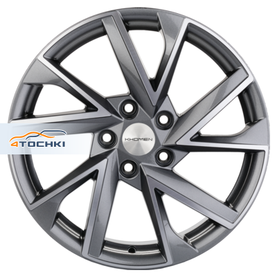 Khomen Wheels 7x17/5x112 ET40 D57,1 KHW1714 (Kodiaq/Tiguan) Gray-FP