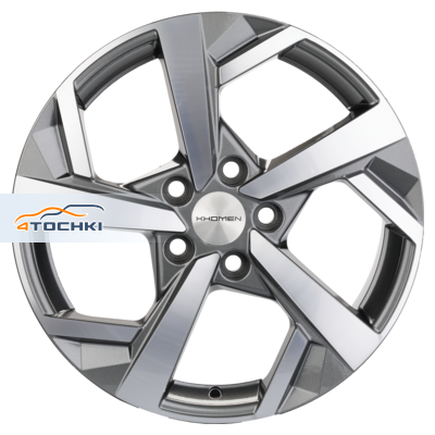 Khomen Wheels 7x17/5x114,3 ET45 D66,1 KHW1712 (Teana/X-Trail) Gray-FP