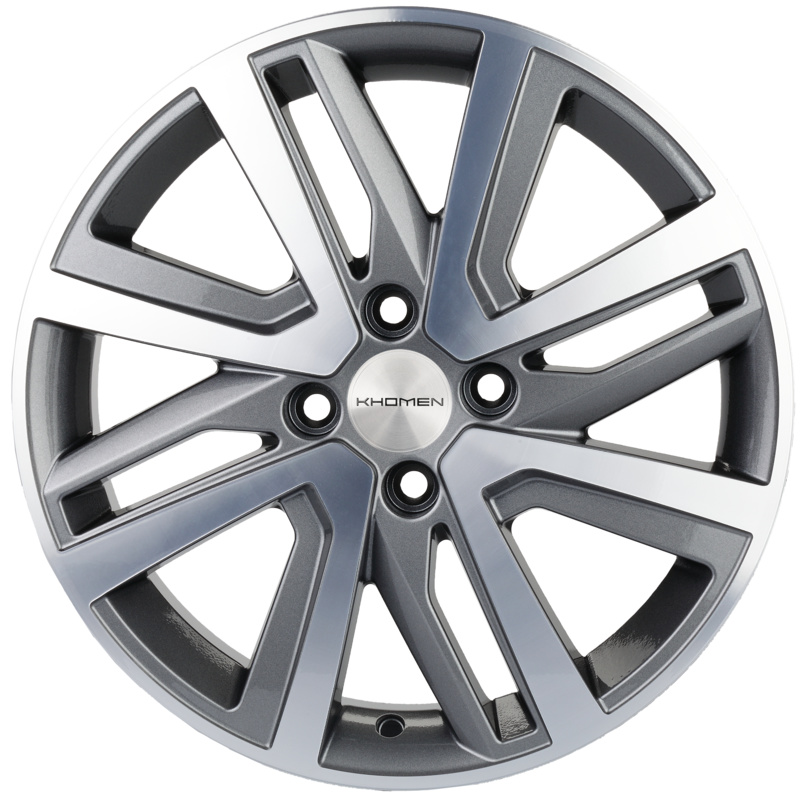Khomen Wheels 6x16/4x100 ET37 D60,1 KHW1609 (Stepway) Gray-FP