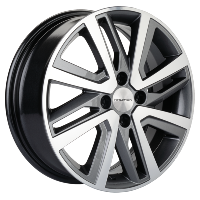Khomen Wheels 6x16/4x100 ET50 D60,1 KHW1609 (Vesta/Largus) Gray-FP