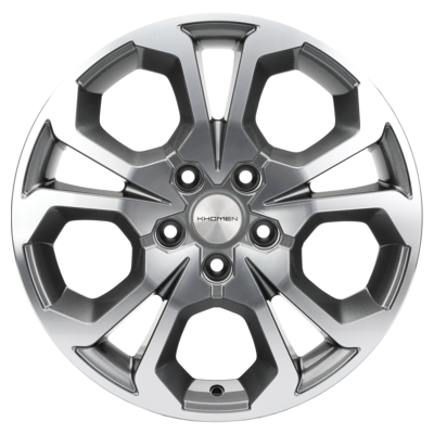 Khomen Wheels 6,5x17/5x114,3 ET50 D66,1 KHW1711 (Arkana/Kaptur) Gray-FP