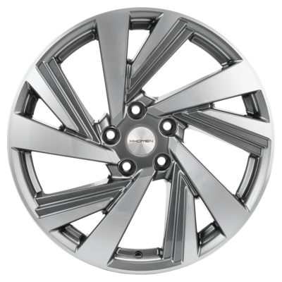 Khomen Wheels 7,5x18/5x112 ET43 D57,1 KHW1801 (Kodiaq/Tiguan) Gray-FP