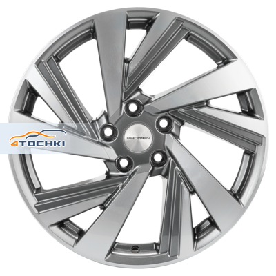 Khomen Wheels 7,5x18/5x114,3 ET45 D67,1 KHW1801 (Xceed/CX-3/5) Gray-FP