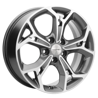 Khomen Wheels 7x17/5x114,3 ET50 D67,1 KHW1702 (CX-5/Seltos/Optima) Gray-FP