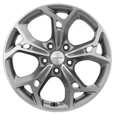 Khomen Wheels 7x17/5x114,3 ET45 D60,1 KHW1702 (Changan/Geely/Lexus/Toyota) Gray-FP