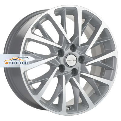 Khomen Wheels 7,5x18/5x112 ET43 D57,1 KHW1804 (Kodiaq/Tiguan) F-Silver-FP